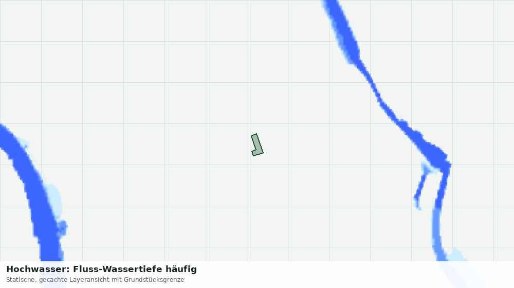 Statische Kartenansicht: Hochwasser: Fluss-Wassertiefe häufig