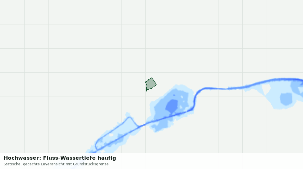 Statische Kartenansicht: Hochwasser: Fluss-Wassertiefe häufig