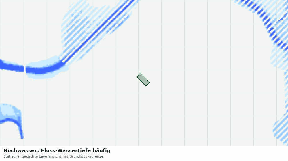 Statische Kartenansicht: Hochwasser: Fluss-Wassertiefe häufig