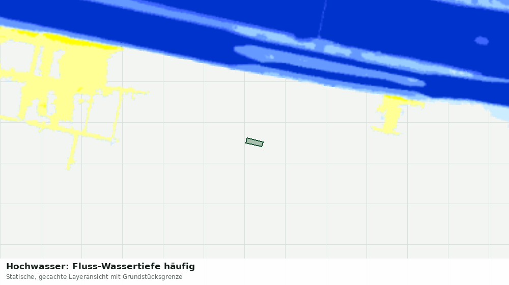 Statische Kartenansicht: Hochwasser: Fluss-Wassertiefe häufig