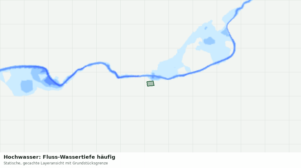 Statische Kartenansicht: Hochwasser: Fluss-Wassertiefe häufig