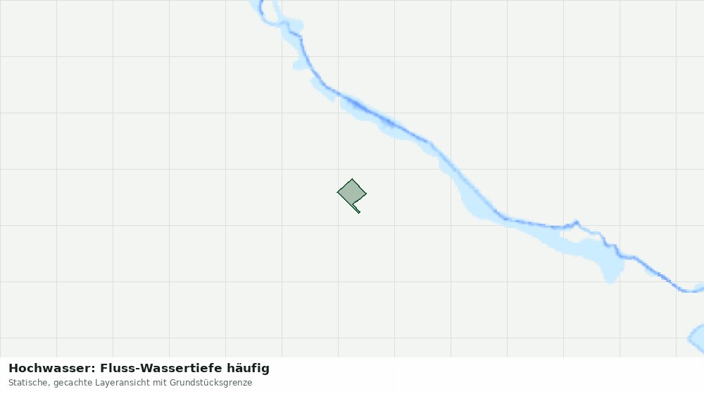 Statische Kartenansicht: Hochwasser: Fluss-Wassertiefe häufig