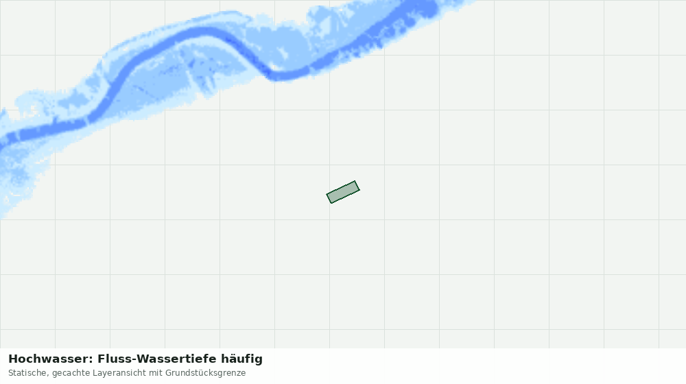 Statische Kartenansicht: Hochwasser: Fluss-Wassertiefe häufig