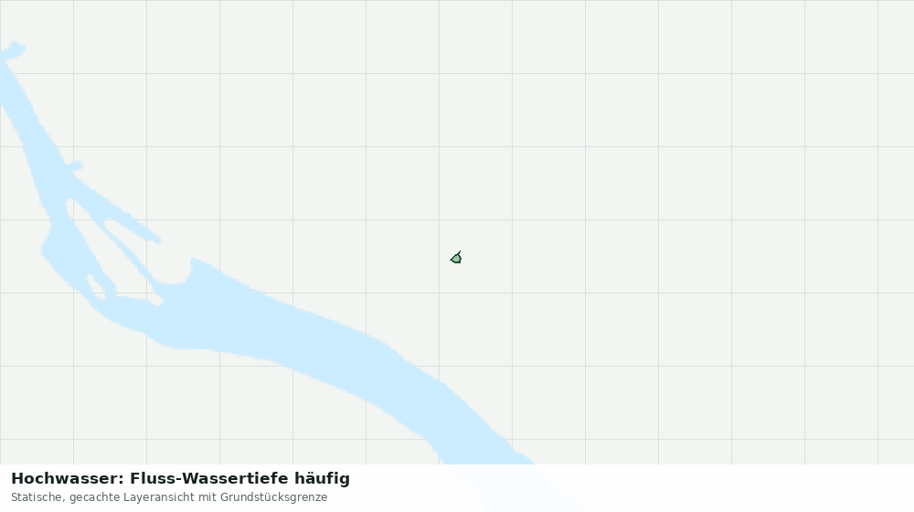 Statische Kartenansicht: Hochwasser: Fluss-Wassertiefe häufig