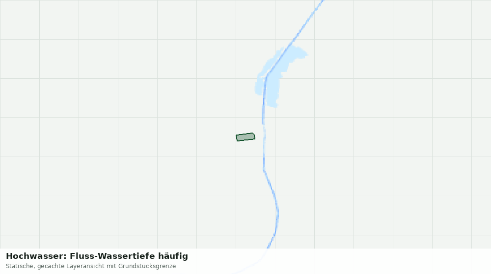 Statische Kartenansicht: Hochwasser: Fluss-Wassertiefe häufig