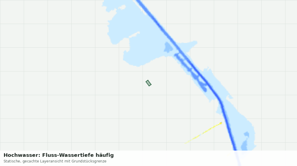 Statische Kartenansicht: Hochwasser: Fluss-Wassertiefe häufig