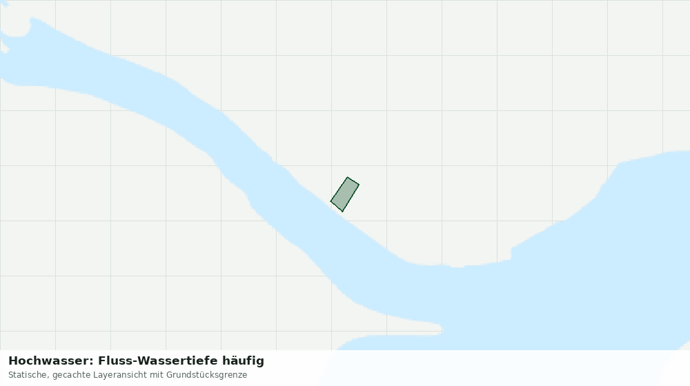 Statische Kartenansicht: Hochwasser: Fluss-Wassertiefe häufig