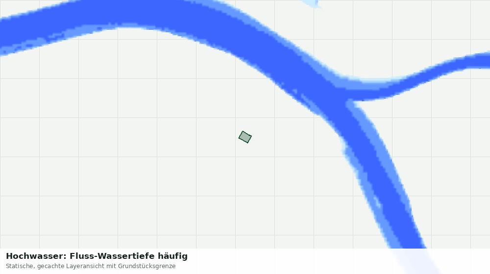 Statische Kartenansicht: Hochwasser: Fluss-Wassertiefe häufig