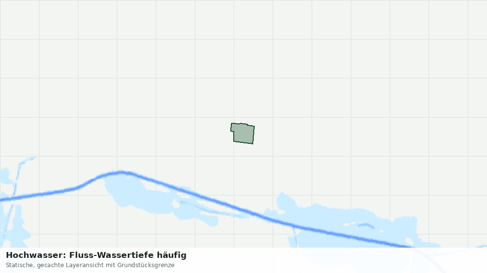 Statische Kartenansicht: Hochwasser: Fluss-Wassertiefe häufig