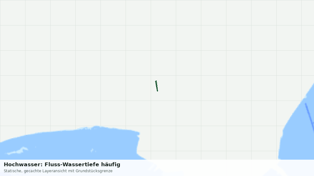 Statische Kartenansicht: Hochwasser: Fluss-Wassertiefe häufig