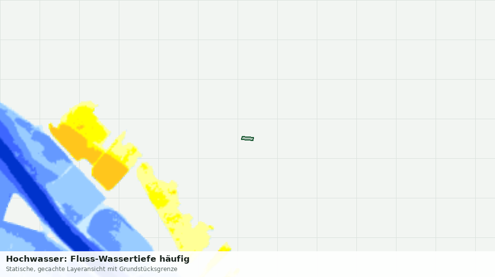 Statische Kartenansicht: Hochwasser: Fluss-Wassertiefe häufig
