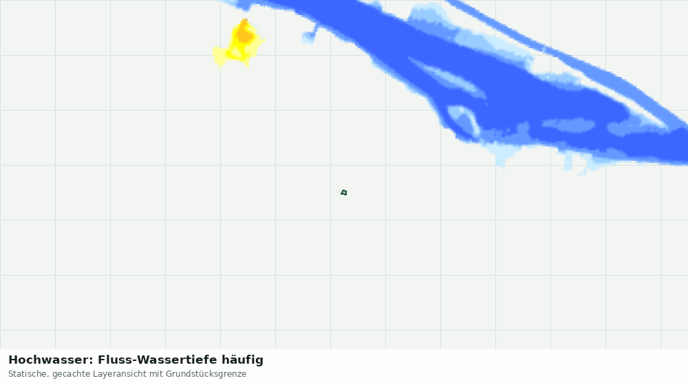 Statische Kartenansicht: Hochwasser: Fluss-Wassertiefe häufig