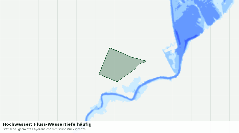 Statische Kartenansicht: Hochwasser: Fluss-Wassertiefe häufig