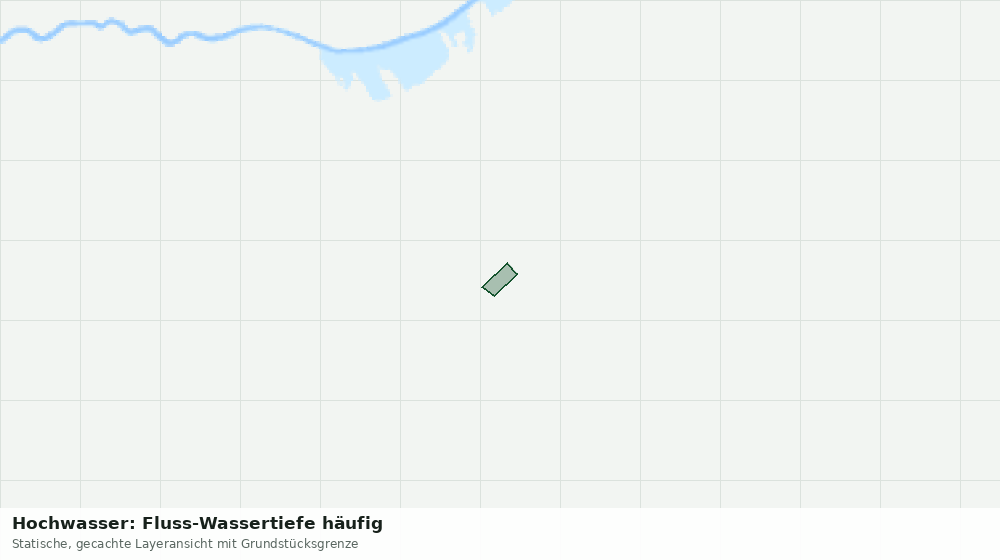 Statische Kartenansicht: Hochwasser: Fluss-Wassertiefe häufig