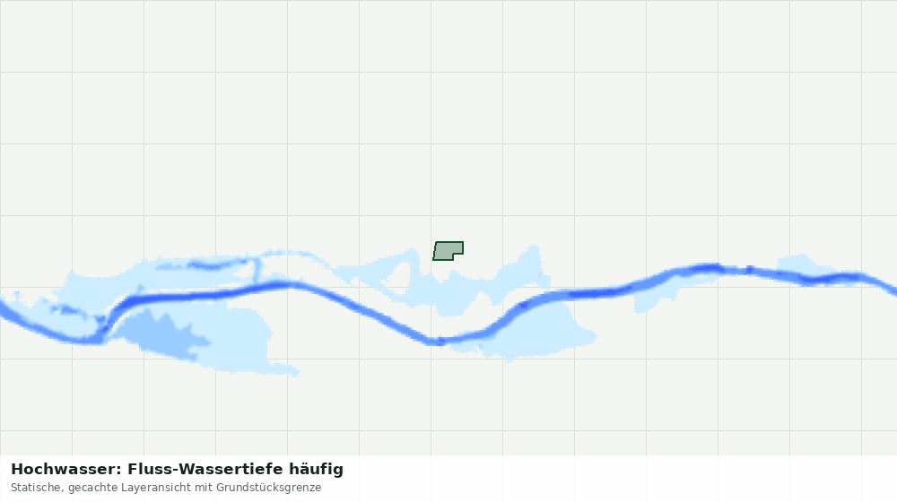 Statische Kartenansicht: Hochwasser: Fluss-Wassertiefe häufig