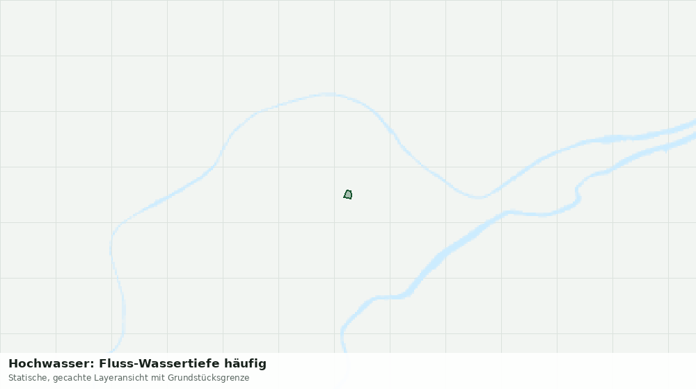Statische Kartenansicht: Hochwasser: Fluss-Wassertiefe häufig