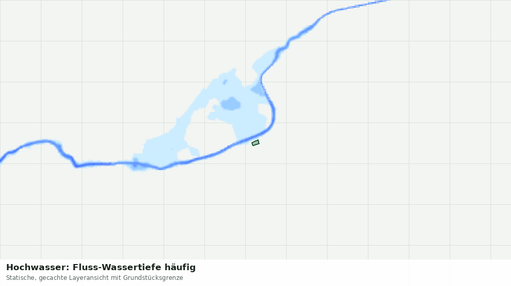 Statische Kartenansicht: Hochwasser: Fluss-Wassertiefe häufig