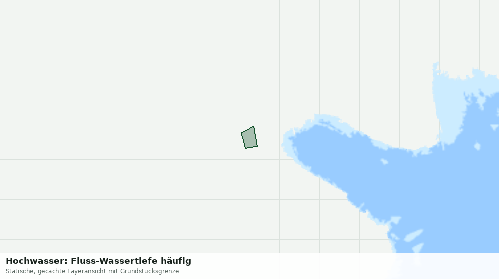 Statische Kartenansicht: Hochwasser: Fluss-Wassertiefe häufig