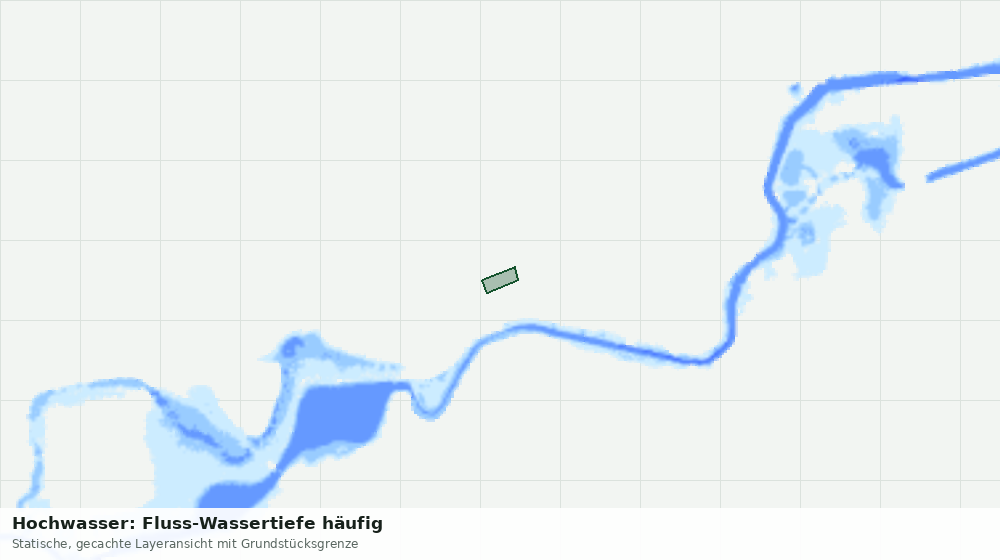 Statische Kartenansicht: Hochwasser: Fluss-Wassertiefe häufig