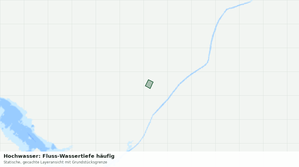 Statische Kartenansicht: Hochwasser: Fluss-Wassertiefe häufig