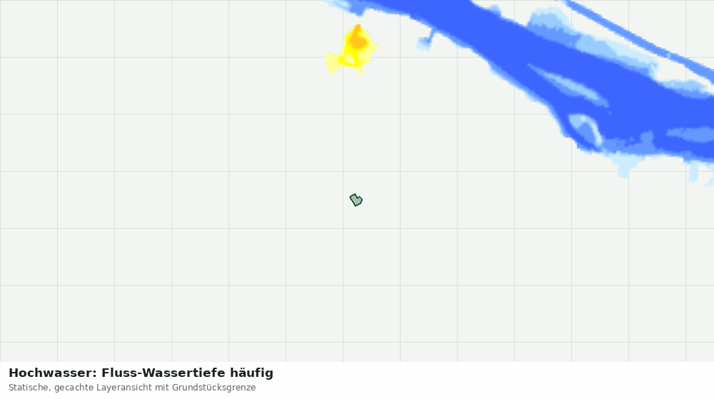 Statische Kartenansicht: Hochwasser: Fluss-Wassertiefe häufig