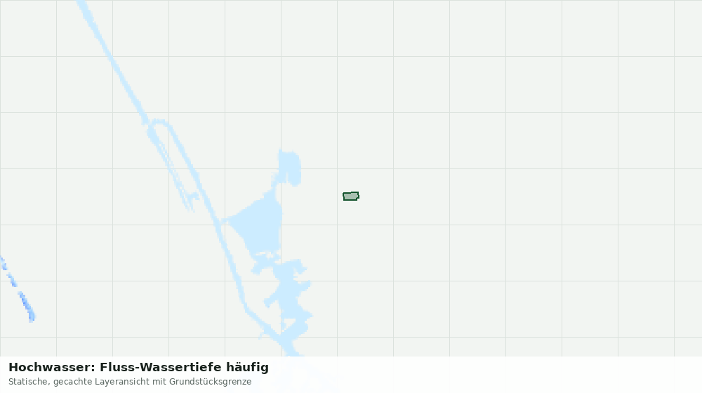Statische Kartenansicht: Hochwasser: Fluss-Wassertiefe häufig