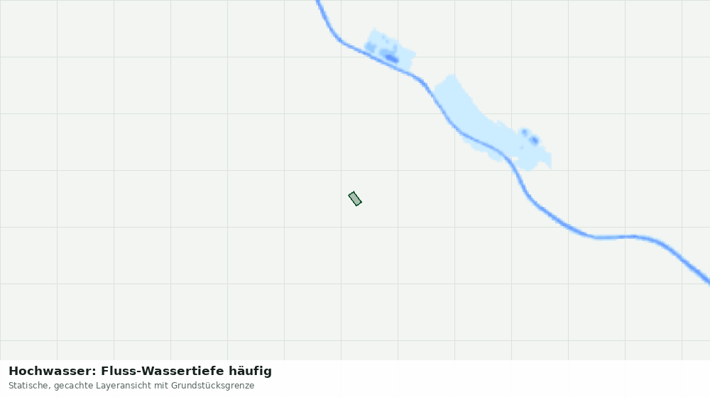 Statische Kartenansicht: Hochwasser: Fluss-Wassertiefe häufig
