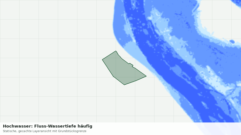 Statische Kartenansicht: Hochwasser: Fluss-Wassertiefe häufig