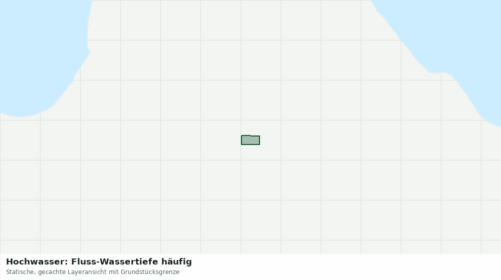 Statische Kartenansicht: Hochwasser: Fluss-Wassertiefe häufig
