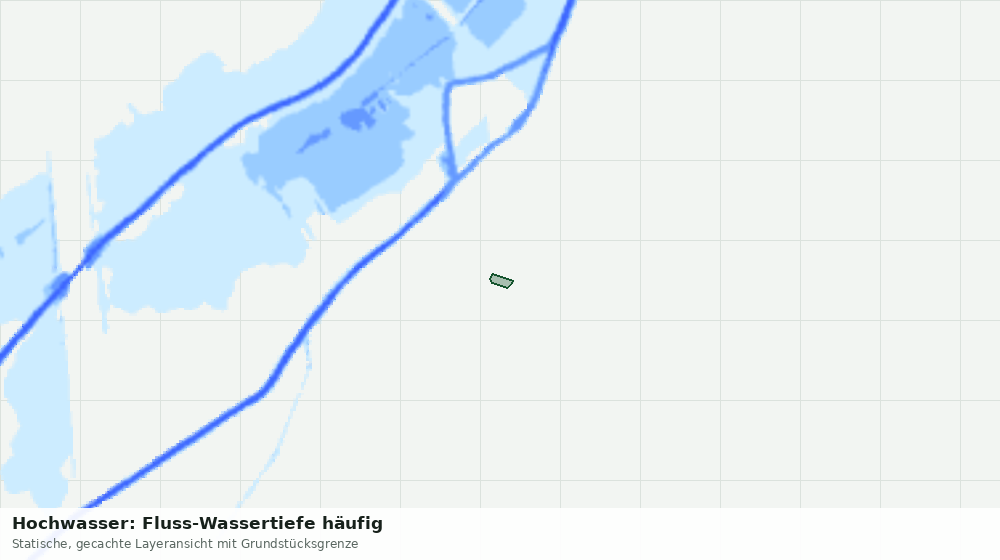 Statische Kartenansicht: Hochwasser: Fluss-Wassertiefe häufig