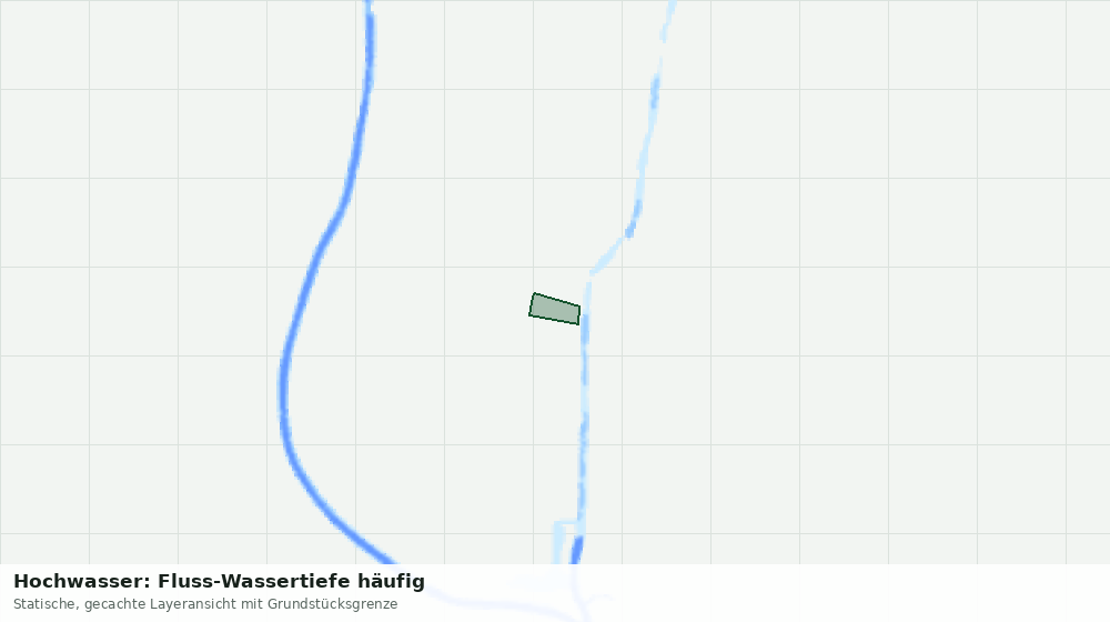Statische Kartenansicht: Hochwasser: Fluss-Wassertiefe häufig
