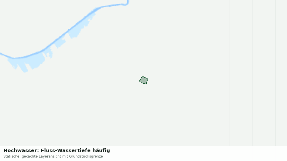Statische Kartenansicht: Hochwasser: Fluss-Wassertiefe häufig