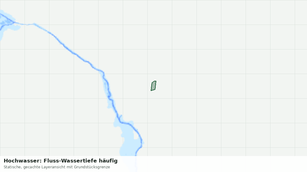 Statische Kartenansicht: Hochwasser: Fluss-Wassertiefe häufig