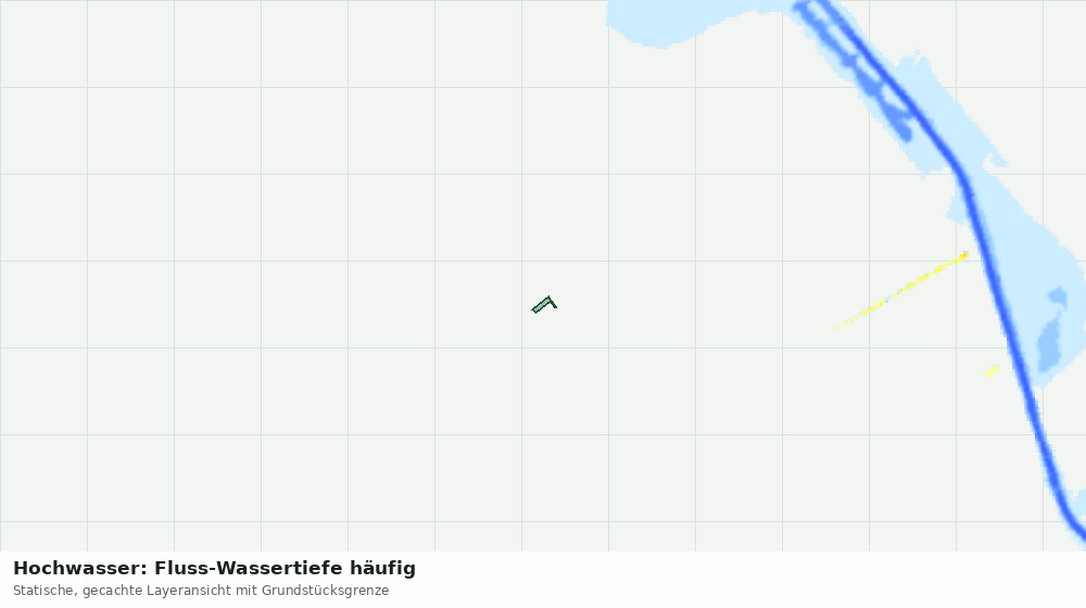 Statische Kartenansicht: Hochwasser: Fluss-Wassertiefe häufig