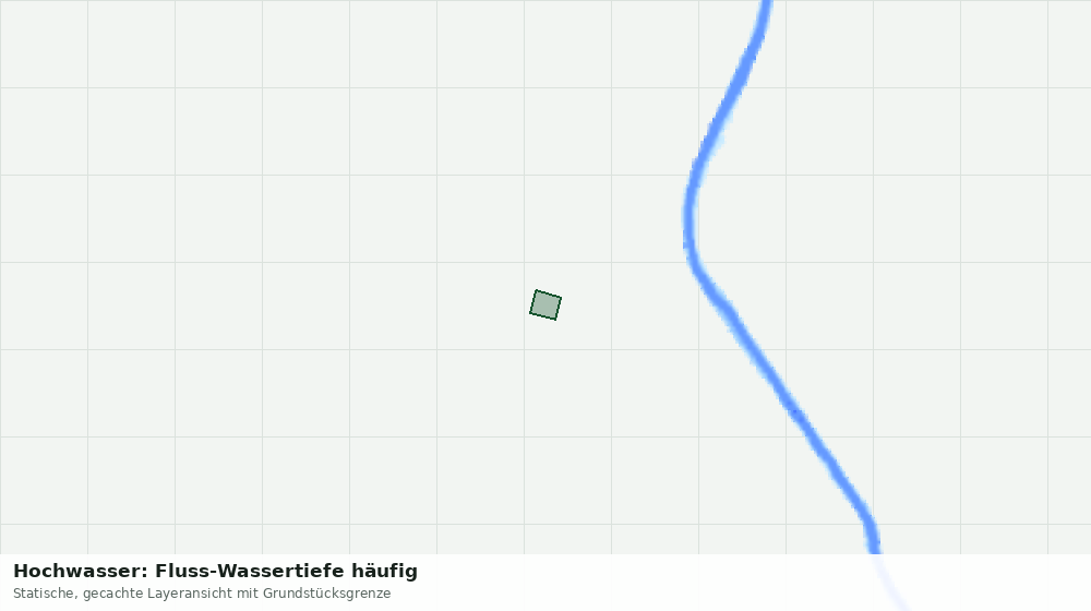 Statische Kartenansicht: Hochwasser: Fluss-Wassertiefe häufig