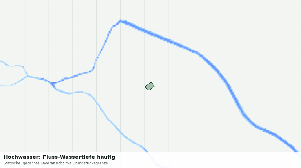 Statische Kartenansicht: Hochwasser: Fluss-Wassertiefe häufig