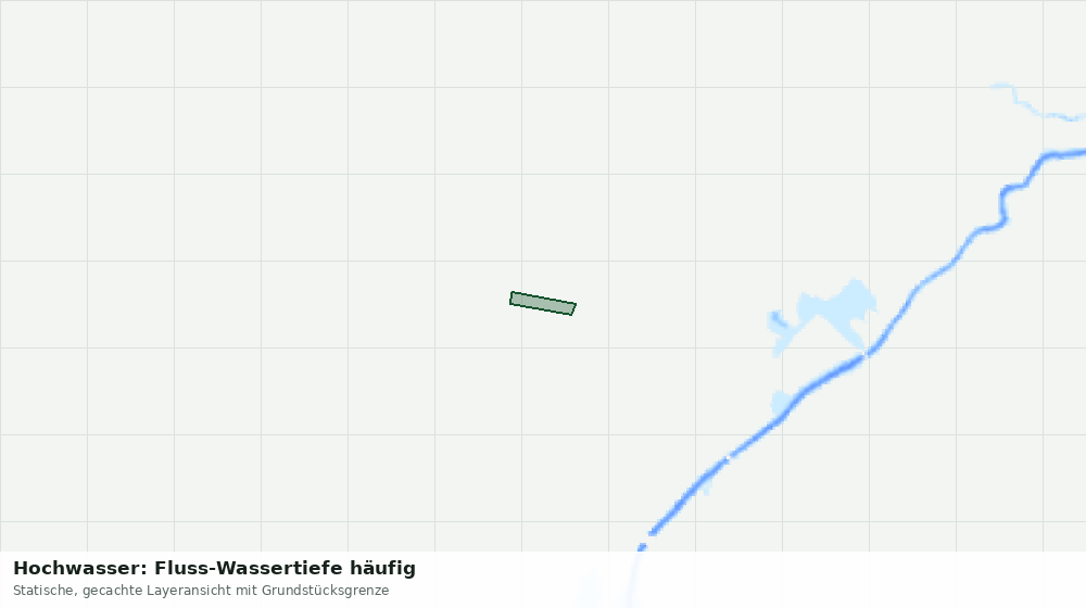 Statische Kartenansicht: Hochwasser: Fluss-Wassertiefe häufig