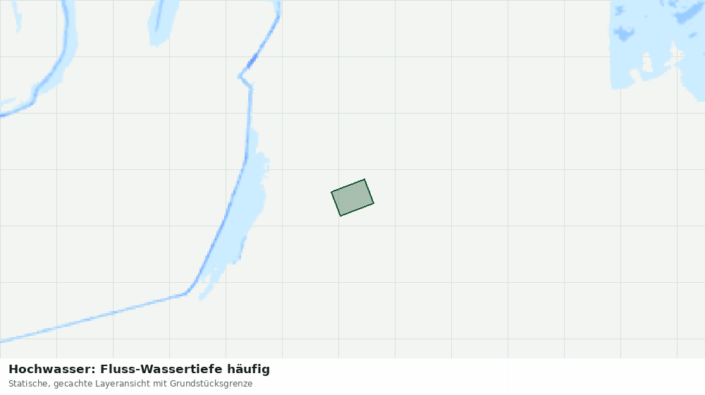 Statische Kartenansicht: Hochwasser: Fluss-Wassertiefe häufig
