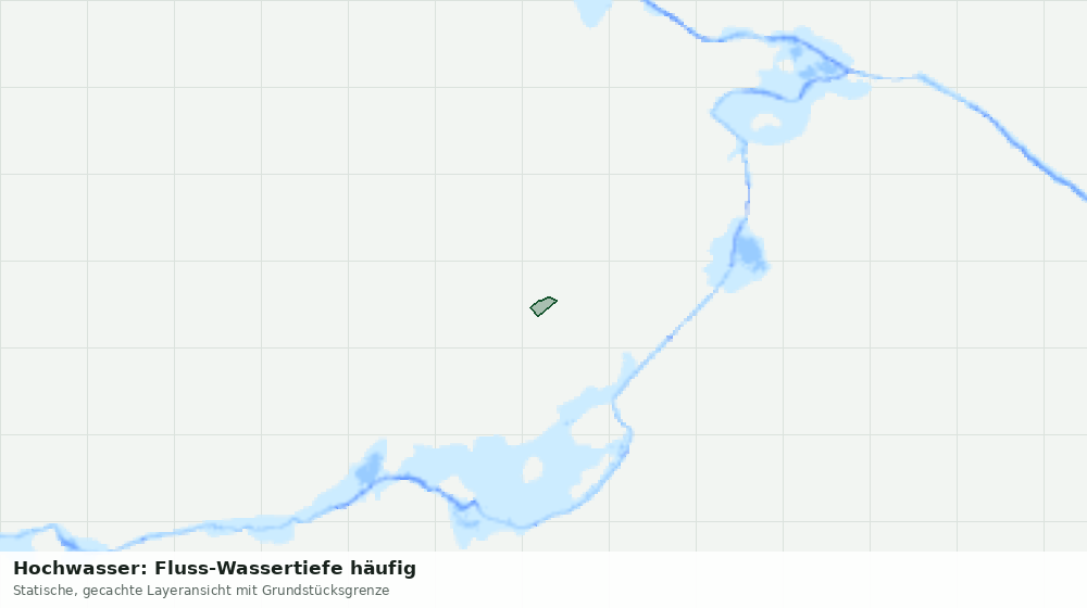 Statische Kartenansicht: Hochwasser: Fluss-Wassertiefe häufig