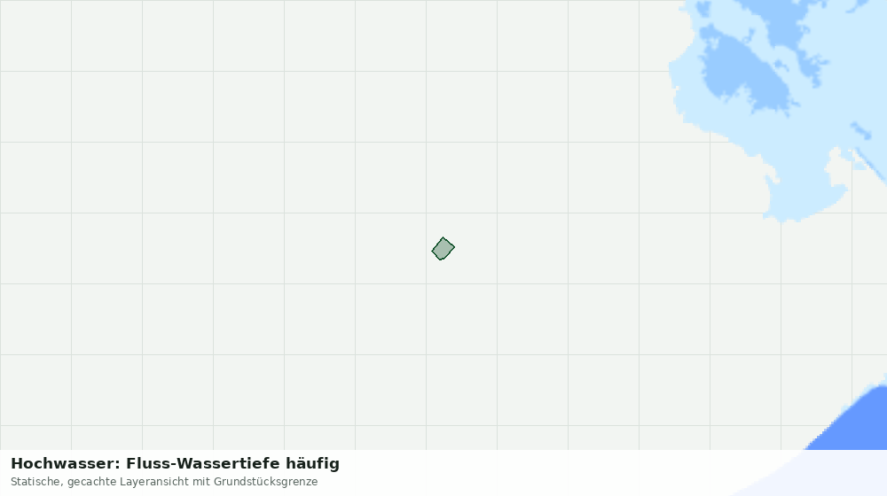 Statische Kartenansicht: Hochwasser: Fluss-Wassertiefe häufig