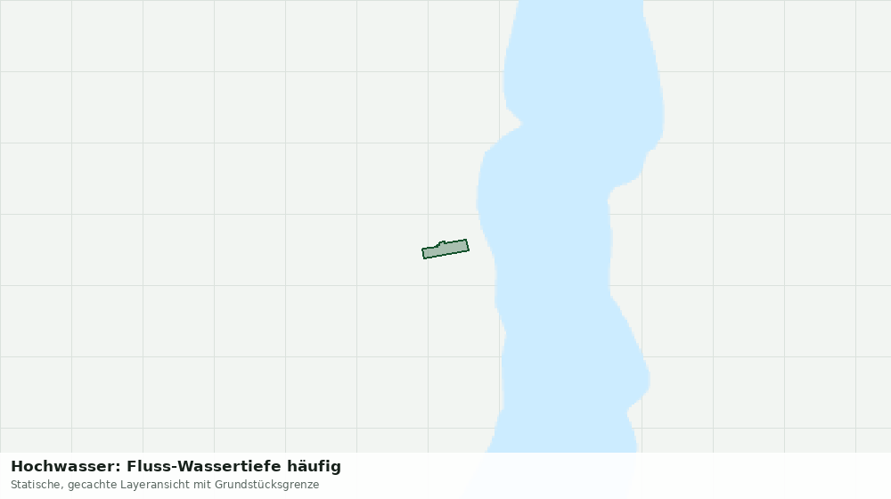 Statische Kartenansicht: Hochwasser: Fluss-Wassertiefe häufig