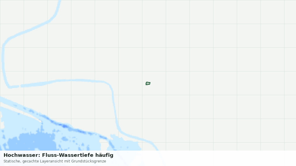 Statische Kartenansicht: Hochwasser: Fluss-Wassertiefe häufig