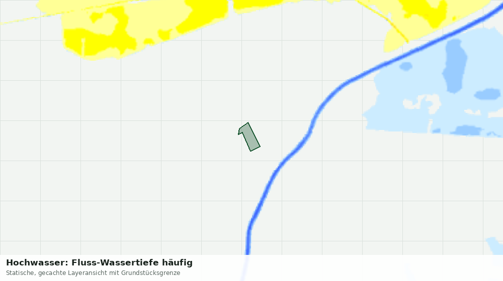 Statische Kartenansicht: Hochwasser: Fluss-Wassertiefe häufig