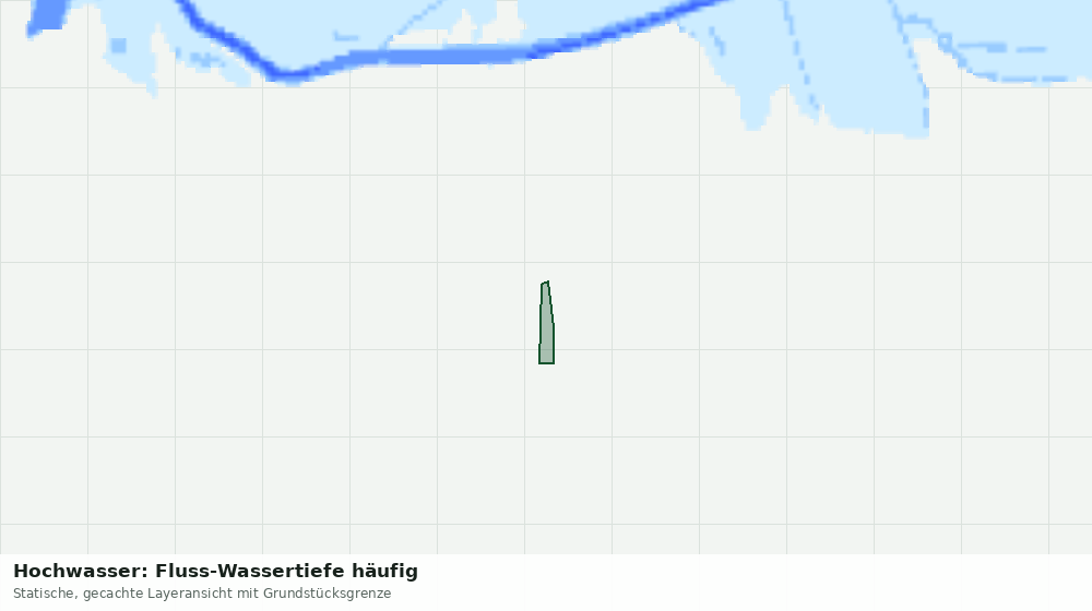 Statische Kartenansicht: Hochwasser: Fluss-Wassertiefe häufig