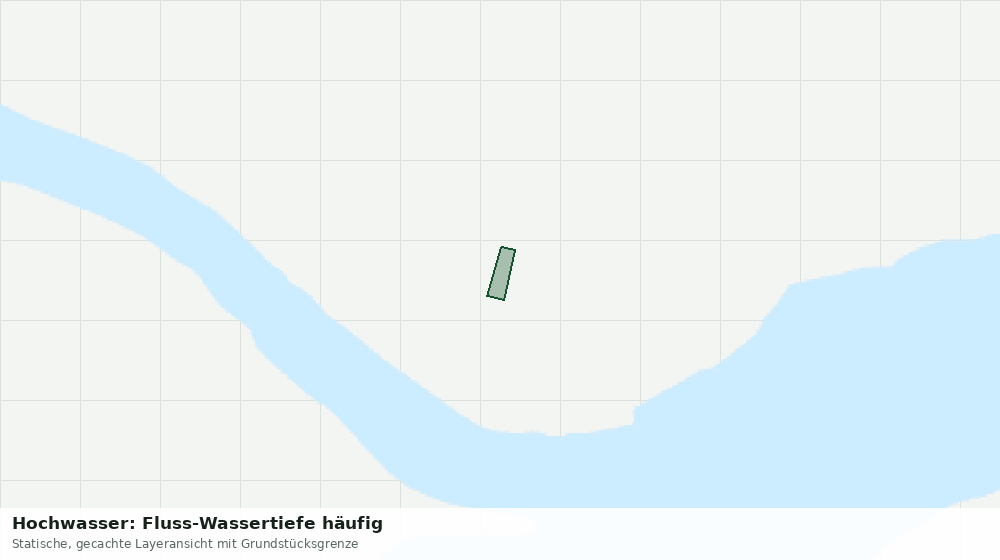 Statische Kartenansicht: Hochwasser: Fluss-Wassertiefe häufig