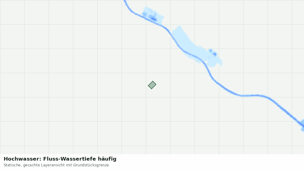Statische Kartenansicht: Hochwasser: Fluss-Wassertiefe häufig