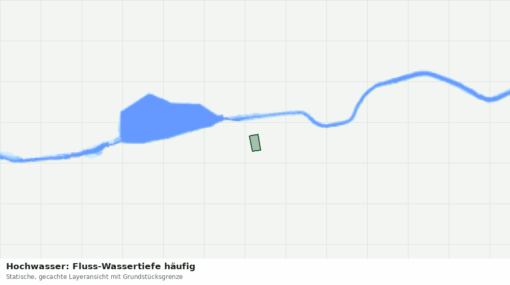 Statische Kartenansicht: Hochwasser: Fluss-Wassertiefe häufig