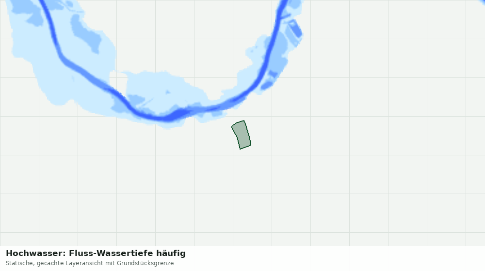 Statische Kartenansicht: Hochwasser: Fluss-Wassertiefe häufig