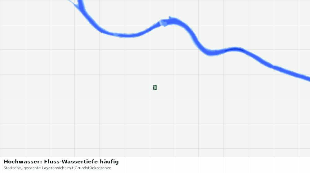 Statische Kartenansicht: Hochwasser: Fluss-Wassertiefe häufig