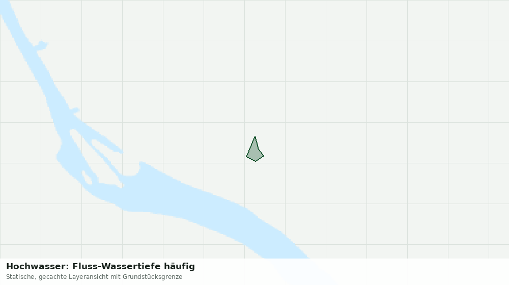 Statische Kartenansicht: Hochwasser: Fluss-Wassertiefe häufig